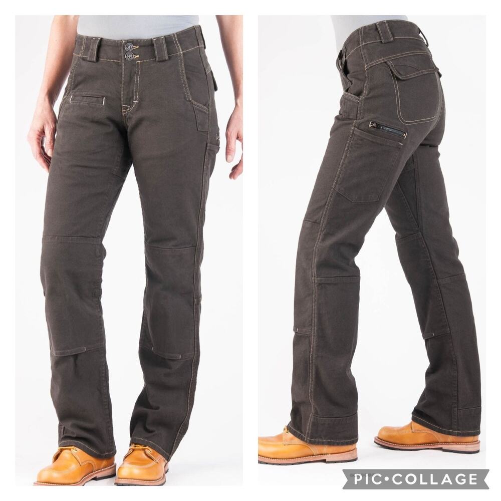Dovetail Day Construct Jeans Gray Brown Size 2/32